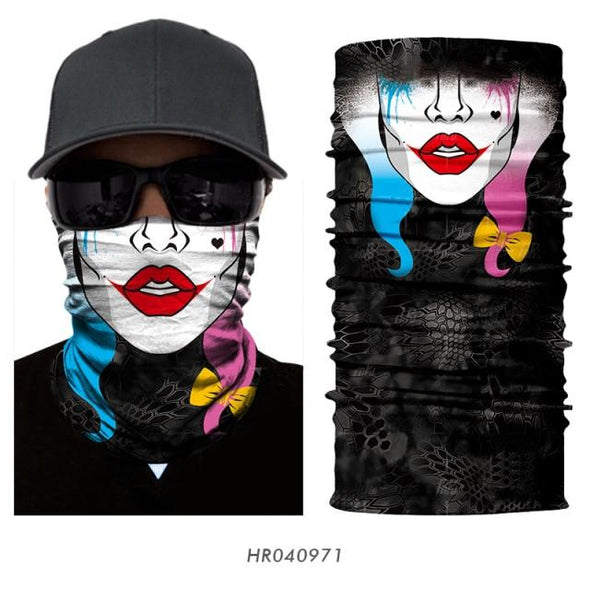 JIUSUYI HR040673-84 Unisex 3D Character Neck Gaiter - KNAMAO