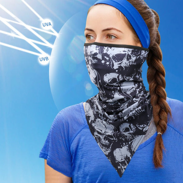 JIUSUYI JSY-DSA-B 3D Skull Half Face Mask - KNAMAO
