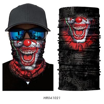 JIUSUYI PL180872 Unisex 3D Ghost Bandana - KNAMAO