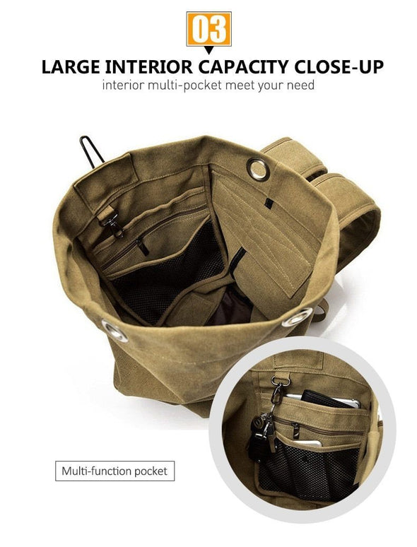 Kendome XA208WD Army Duffel Backpack | KNAMAO.