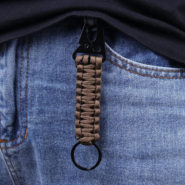 KNAMAO Tactical Paracord Key Ring Pendant - 1Pc - KNAMAO