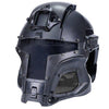 LEJUNJIE Airsoft Tactical Military Full Face Mask Helmet Black | KNAMAO.
