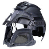 LEJUNJIE Airsoft Tactical Military Full Face Mask Helmet Black | KNAMAO.