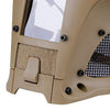 LEJUNJIE Airsoft Tactical Military Full Face Mask Helmet Coyote | KNAMAO.
