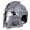 LEJUNJIE Airsoft Tactical Military Full Face Mask Helmet Grey | KNAMAO.