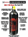 Maddog 20 Oz Refillable Aluminum CO2 Paintball Tank Black | KNAMAO.