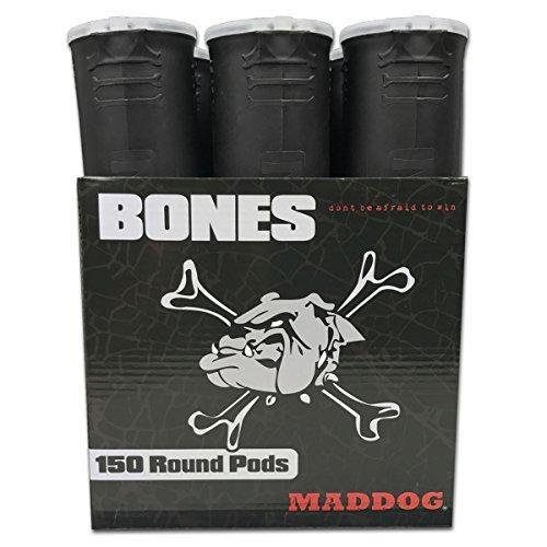 Maddog Paintball Pods 150 Round 6 Pack Black | KNAMAO.