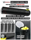 Maddog Paintball Pods 150 Round 6 Pack Black | KNAMAO.