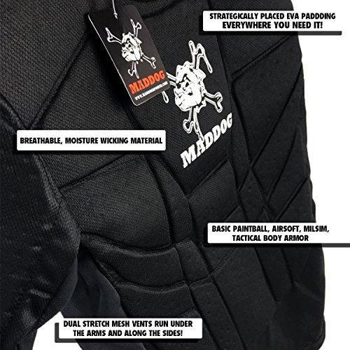Maddog Sports Pro Padded Chest Protector - Youth | KNAMAO.