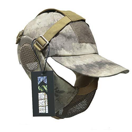 thumbnail image 2 of Foldable Half Face Airsoft Mesh Mask Cover, With Ear Protection, Adjustable 2 of 13