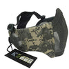 NO B Tactical Foldable Mesh Mask with Ear Protection for Airsoft Paintball with Baseball Cap ACU | KNAMAO.