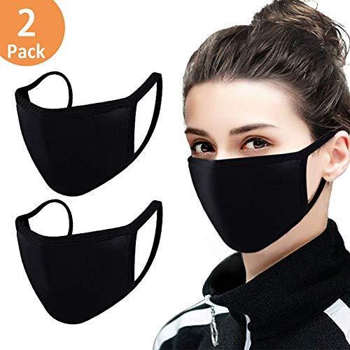 N&X Mouth Mask Black 2 PCS | KNAMAO.