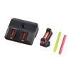 OuRui Tactical Fibre Optic Front and Rear Sight - KNAMAO