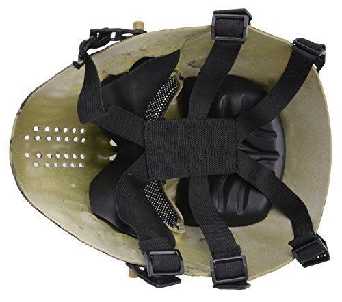 Outgeek Tactical Airsoft Mesh Mask Protective Full Face Costume Mask kryptek highlander | KNAMAO.