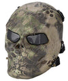 Outgeek Tactical Airsoft Mesh Mask Protective Full Face Costume Mask kryptek highlander | KNAMAO.