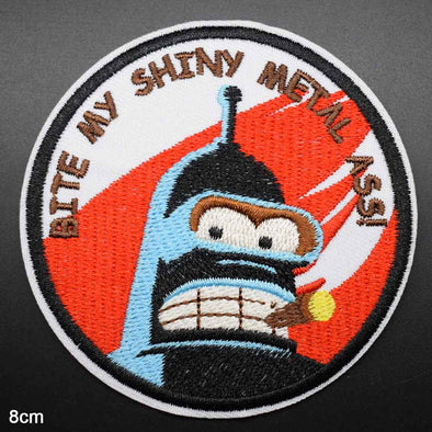 P07 Bite Funny Full Embroidered Cloth Patch | KNAMAO.