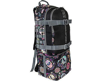 Planet Eclipse GX2 Expand Backpack Gear Bag Sugar-Skull-Black | KNAMAO.