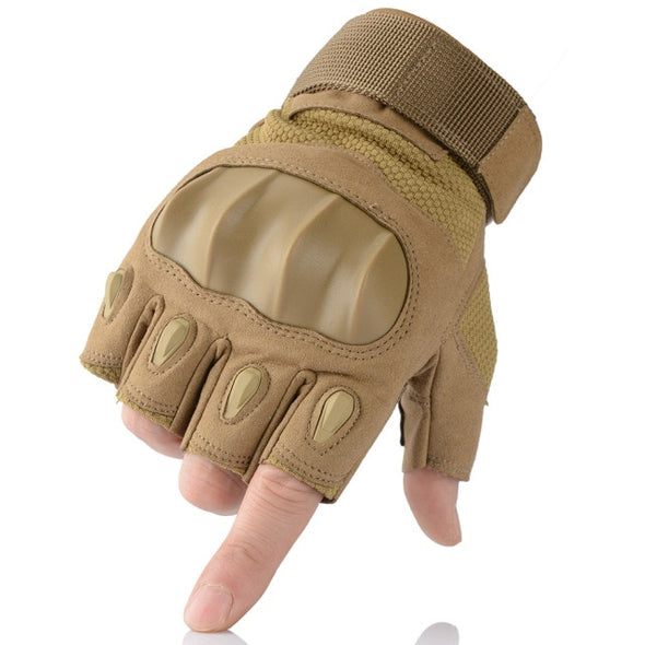JIUSUYI A18 Tactical Fingerless Gloves