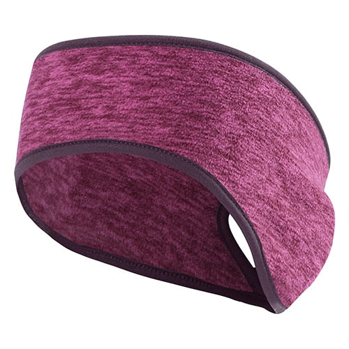 JIUSUYI KU-B-A Winter Ponytail Hole Headband