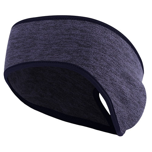 JIUSUYI KU-B-A Winter Ponytail Hole Headband