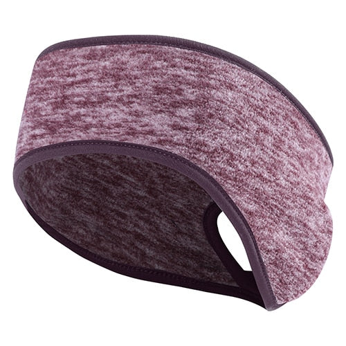 JIUSUYI KU-B-A Winter Ponytail Hole Headband