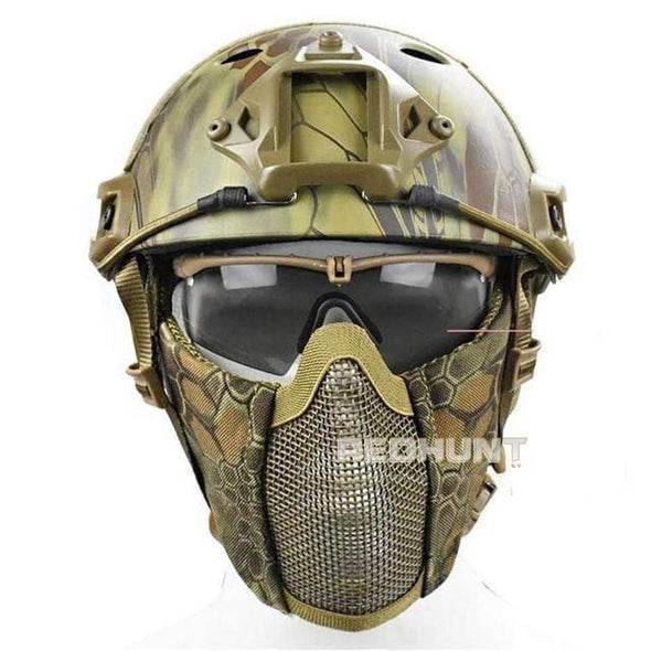 REDHUNT AF-002 Tactical Airsoft Helmet Mask | KNAMAO.