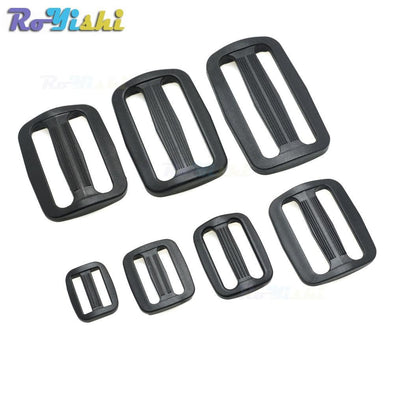 RoYishi Webbing Plastic Curve Slider Tri-Glide Adjust Tri-ring Buckles | KNAMAO.