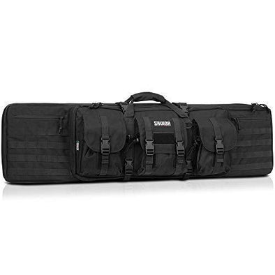 Savior Equipment American Classic Tactical Double Long Rifle Gun Bag Firearm 42 Inch Obsidian-Black | KNAMAO.