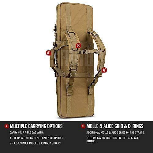 Savior Equipment American Classic Tactical Rifle Gun Bag 42 Inch Tan