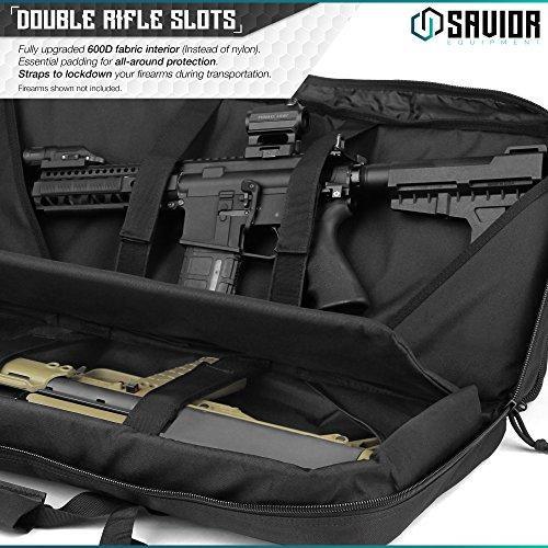 Savior Equipment American Classic Tactical Double Short Barrel Rifle Gun Case Firearm Bag 24 - 32 inches Black | KNAMAO.