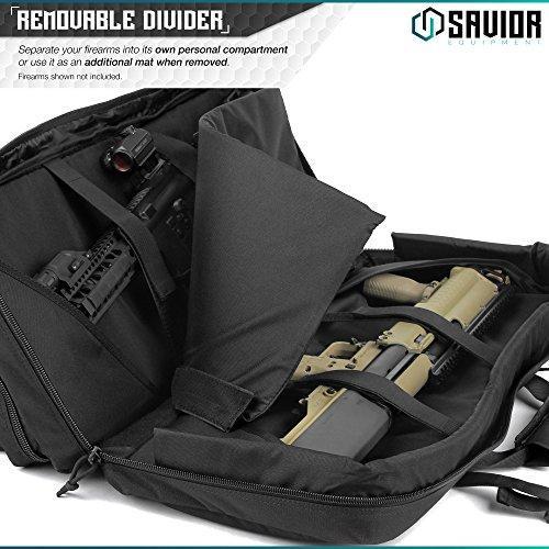 Savior Equipment American Classic Tactical Double Short Barrel Rifle Gun Case Firearm Bag 24 - 32 inches Black | KNAMAO.