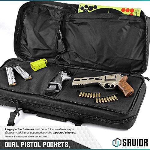 Savior Equipment American Classic Tactical Double Short Barrel Rifle Gun Case Firearm Bag 24 - 32 inches Black | KNAMAO.