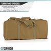 Savior Equipment American Classic Tactical Double Short Barrel Rifle Gun Case Firearm Bag 24 - 32 inches Coyote | KNAMAO.