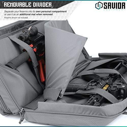 Savior Equipment American Classic Tactical Double Short Barrel Rifle Gun Case Firearm Bag 24 - 32 inches Grey | KNAMAO.