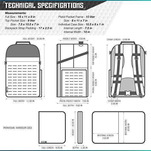 Savior Equipment Mobile Arsenal SEMA 19L Tactical Range Backpack | KNAMAO.