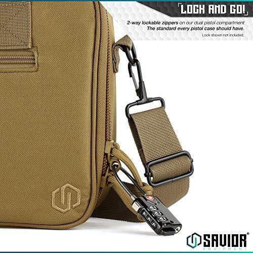 Savior Equipment Tactical Double Handgun Firearm Case | KNAMAO.