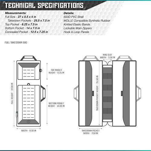 Savior Equipment Urban Takedown Bag Carbine Rifle Backpack | KNAMAO.