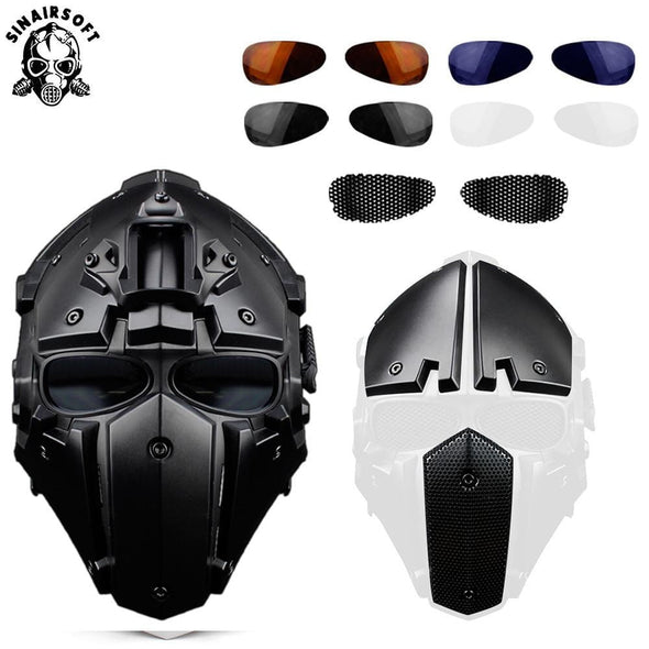 Sinairsoft Airsoft Helmet Full Face Tactical Mask | KNAMAO.