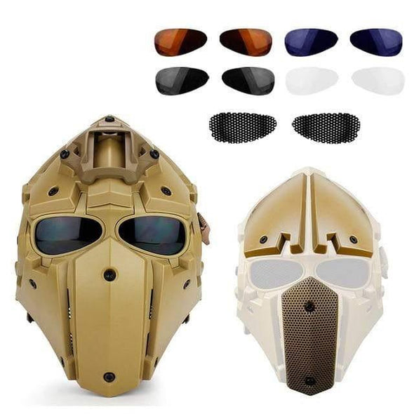 Sinairsoft Airsoft Helmet Full Face Tactical Mask - KNAMAO