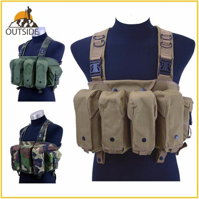 Supering Airsoft Tactical Chest Rig with Magazin and Universal Pouches | KNAMAO.