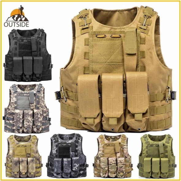 Supering Airsoft USMC Tactical Molle Combat Assault Plate Carrier | KNAMAO.