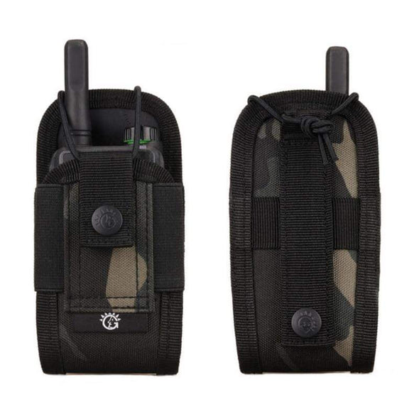 Tactical Molle Radio Phone Pouch - Walkie Talkie Holder - KNAMAO