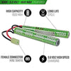 Valken Airsoft Battery-Charger Combo-NiMh 9.6V 1600mAh Split Style Battery 1-Amp Smart Charger | KNAMAO.