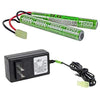 Valken Airsoft Battery-Charger Combo-NiMh 9.6V 1600mAh Split Style Battery 1-Amp Smart Charger | KNAMAO.