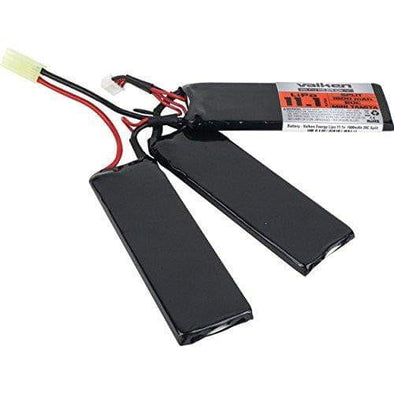 Valken Airsoft Battery LiPo 11.1v 1600mAh 30c Split Style | KNAMAO.