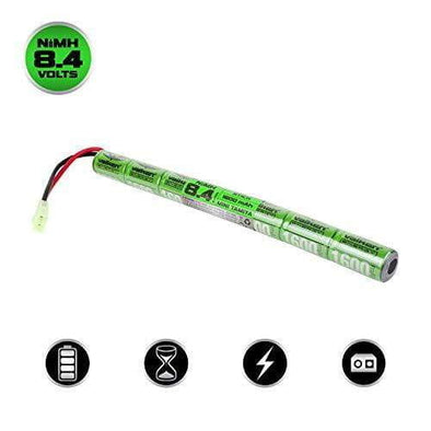 Valken Airsoft Battery NiMH 8.4v 1600mAh Mini Stick Style | KNAMAO.