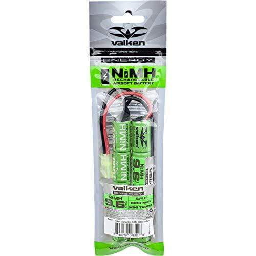 Valken Airsoft Battery NiMH 9.6v 1600mAh Split Style | KNAMAO.