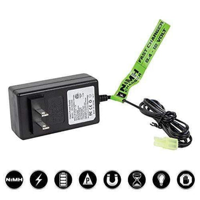 Valken Airsoft Charger NiMH Fast 1A Smart 8.4V-12V | KNAMAO.