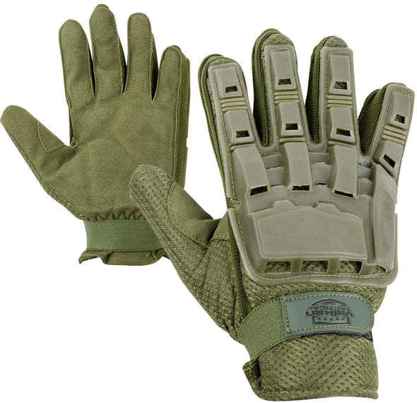 Valken Full Finger Plastic Back Gloves | KNAMAO.