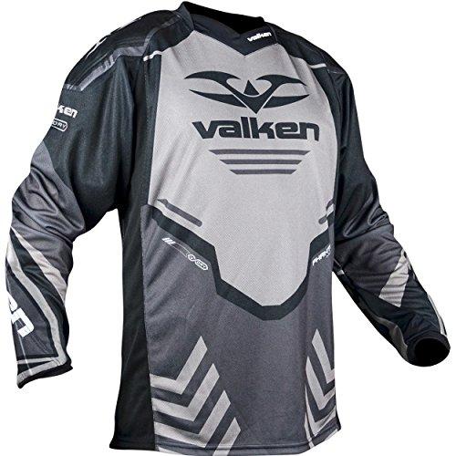 Valken Paintball Agility V17 Paintball Jersey Grey-Black | KNAMAO.